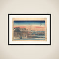 Morning Cherry Blossoms at Shin-Yoshiwara framed
