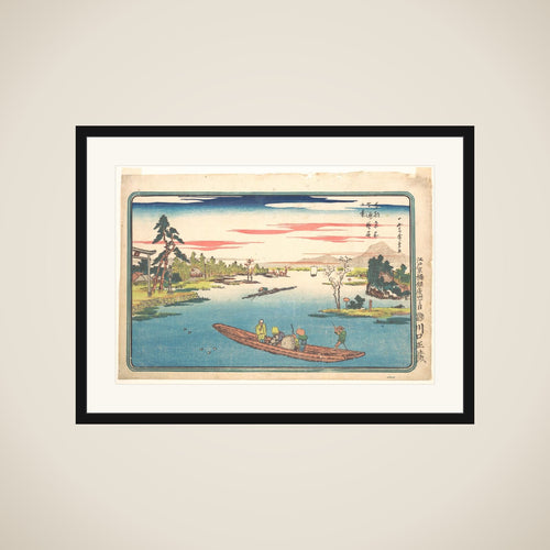 A View of Late Spring at Masaki framed