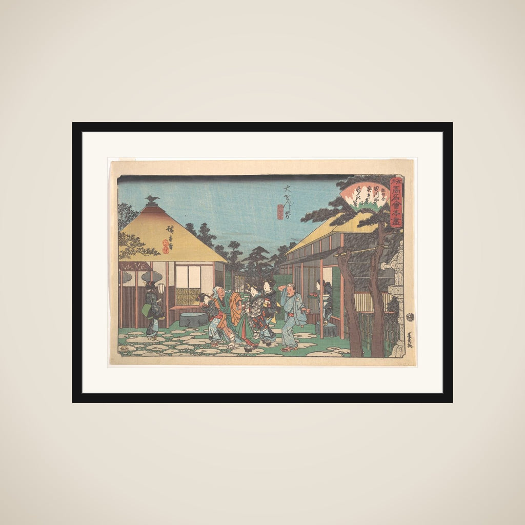 Daisenji Mae (Tagawaya) framed