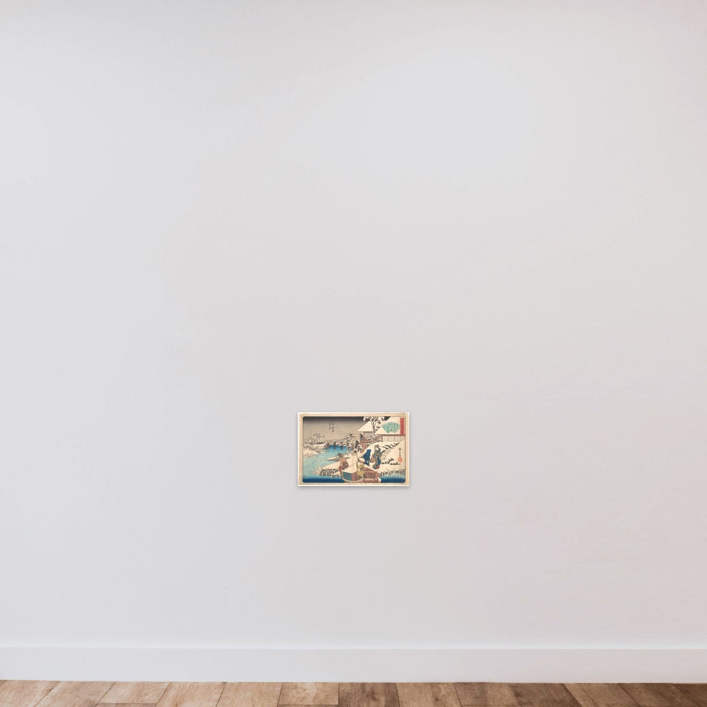 Uekiya Restaurant at Mokuboji unframed — shown to scale