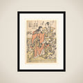 The Ninth-Month Kabuki Dance "Kikujido" framed