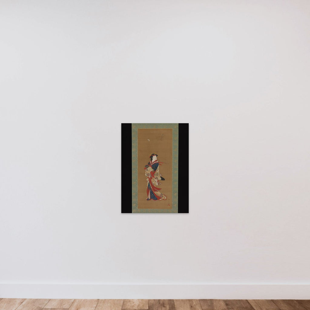 Beauty with Butterflies unframed — shown to scale
