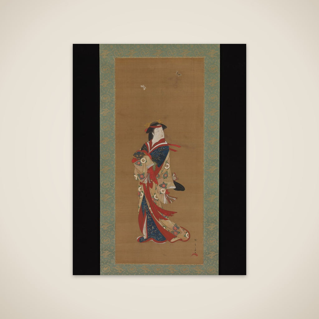 Beauty with Butterflies unframed print