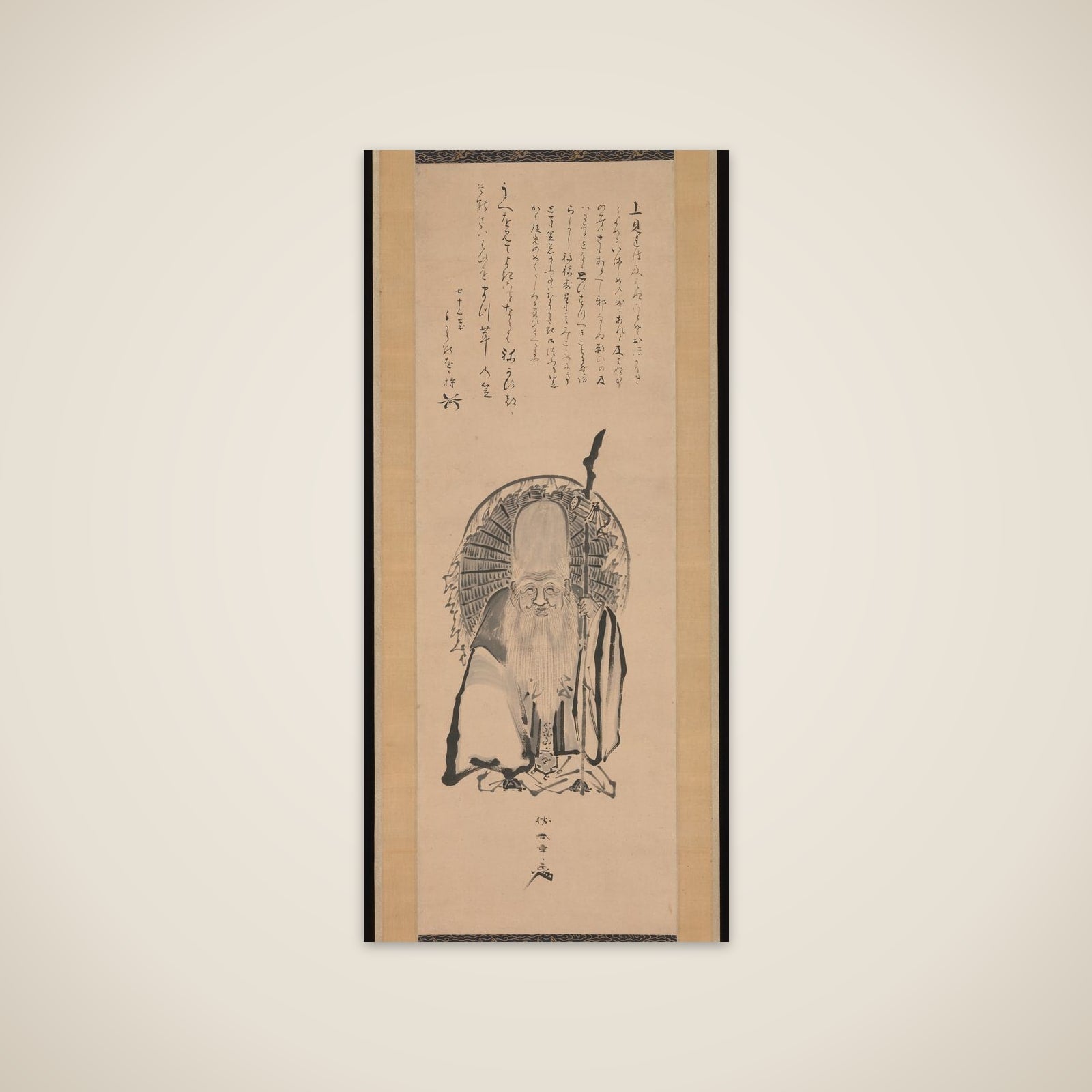 Fukurokuju unframed print
