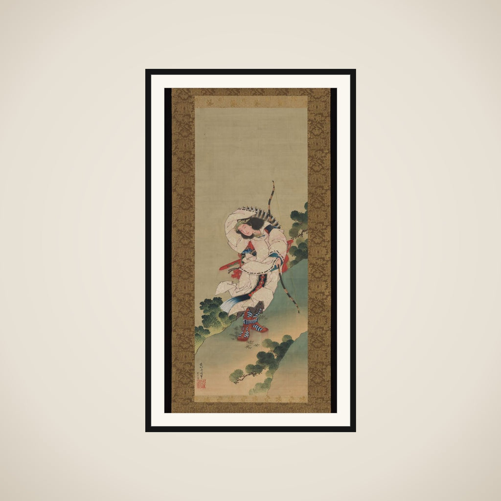 The Legendary Empress Jingū framed