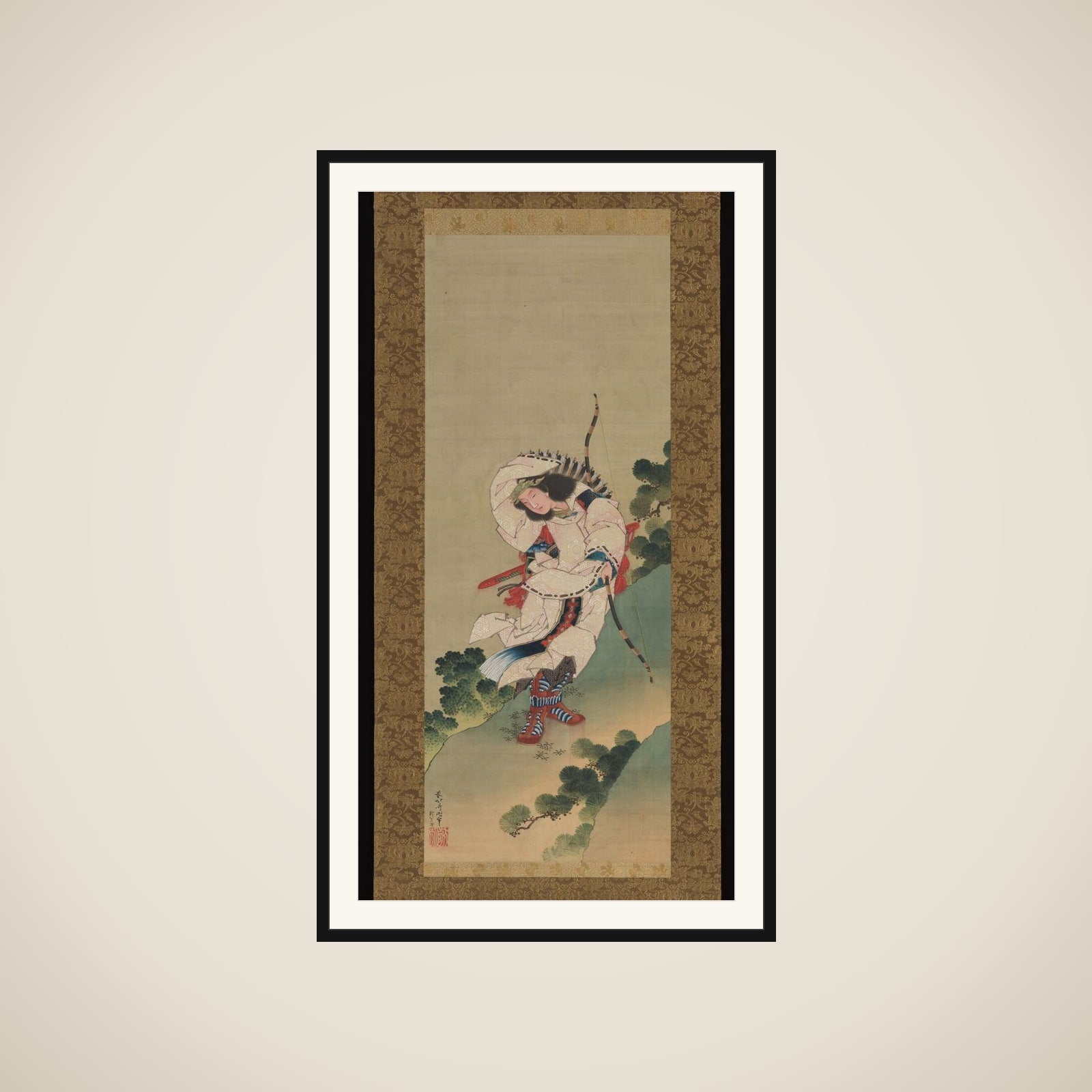The Legendary Empress Jingū framed