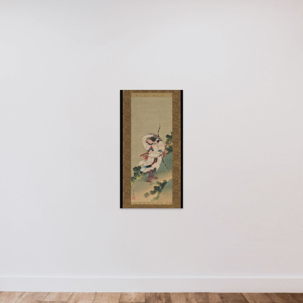 The Legendary Empress Jingū unframed — shown to scale