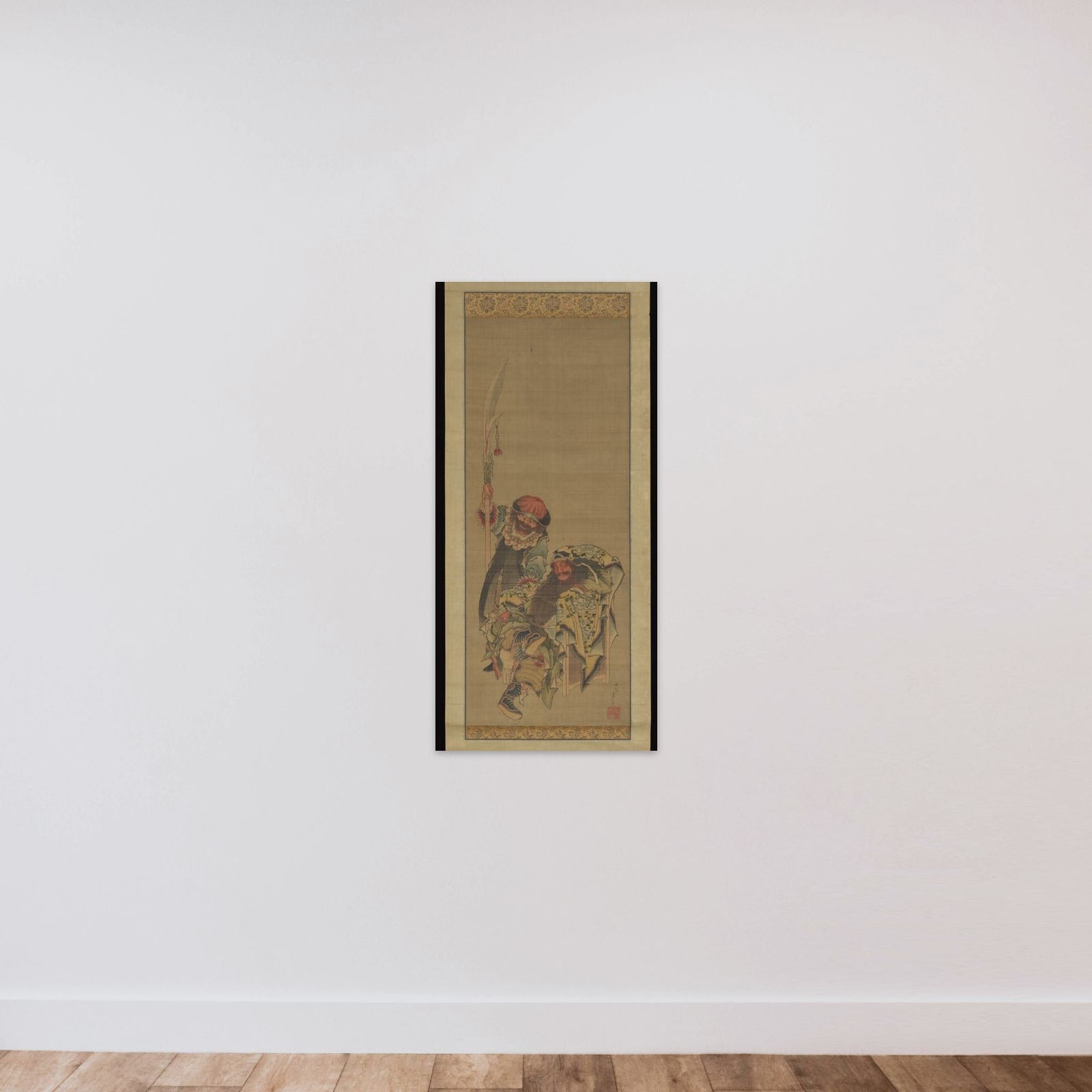 Guan Yu, Chinese God of War unframed — shown to scale