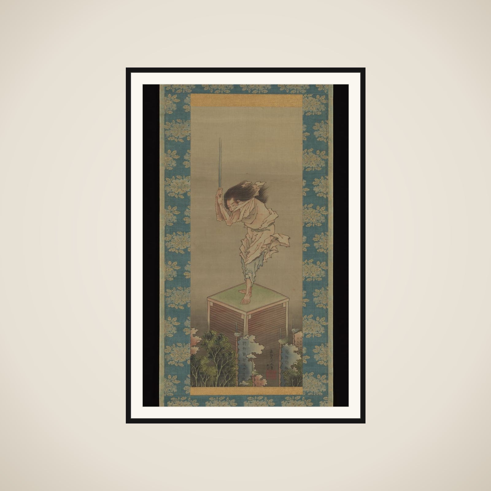 Sword Dancer framed