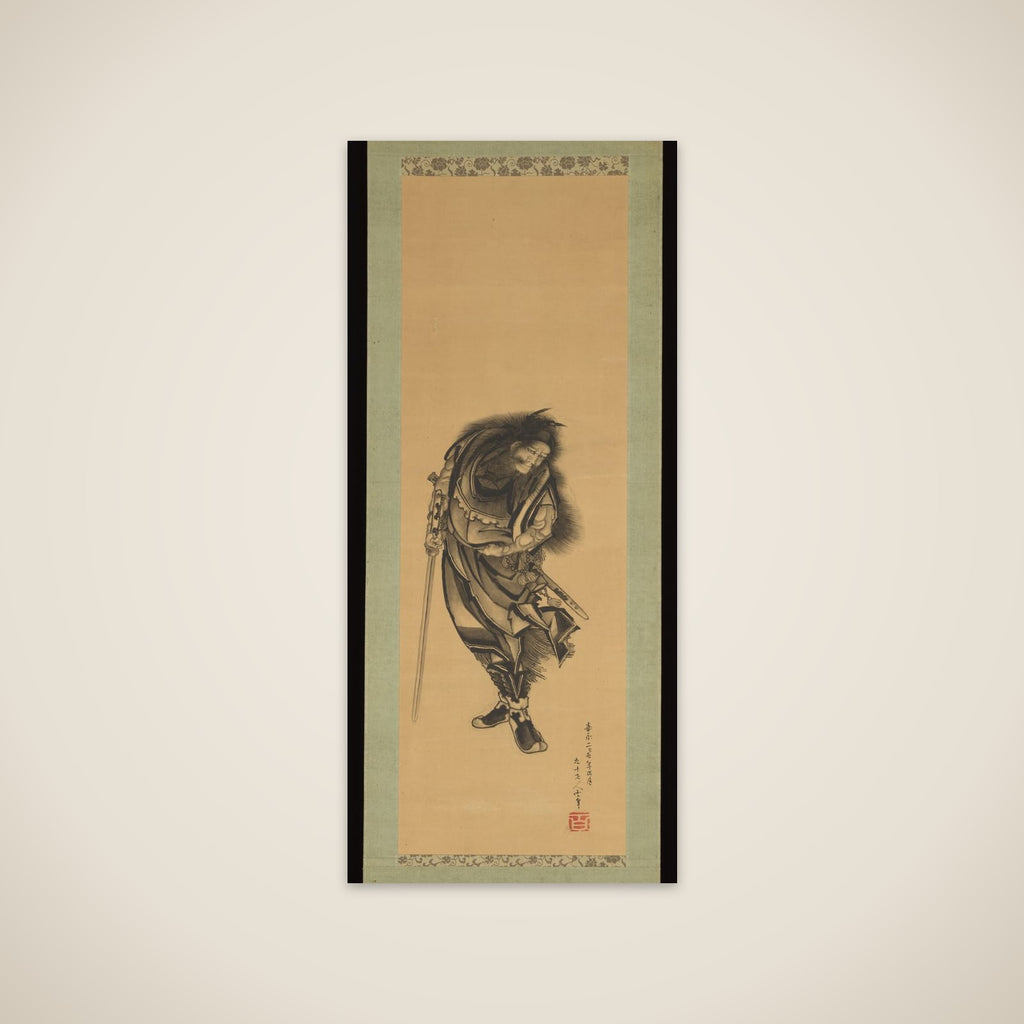 Black Shōki, the Demon Queller unframed print
