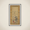 Woman Spinning Silk framed