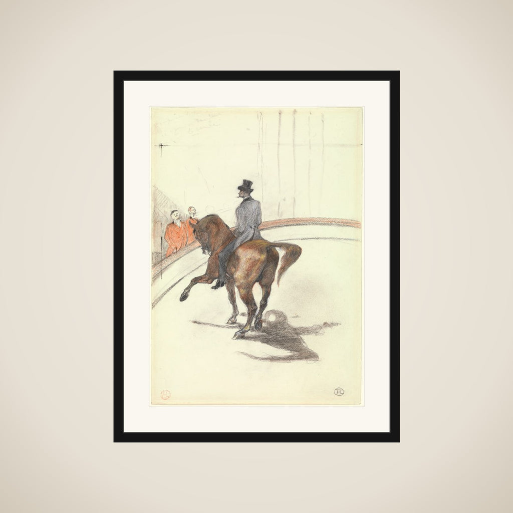 At the Circus: The Spanish Walk (Au Cirque: Le Pas espagnol) framed