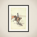 At the Circus: The Spanish Walk (Au Cirque: Le Pas espagnol) framed