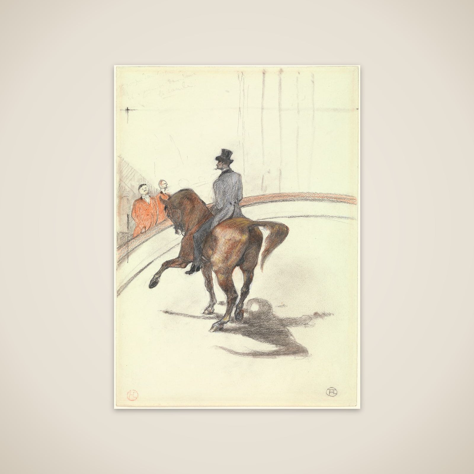 At the Circus: The Spanish Walk (Au Cirque: Le Pas espagnol) unframed print