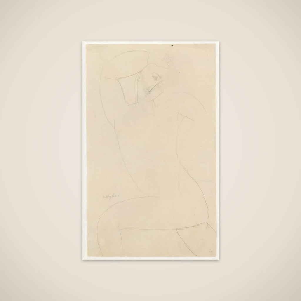 Standing Nude unframed print