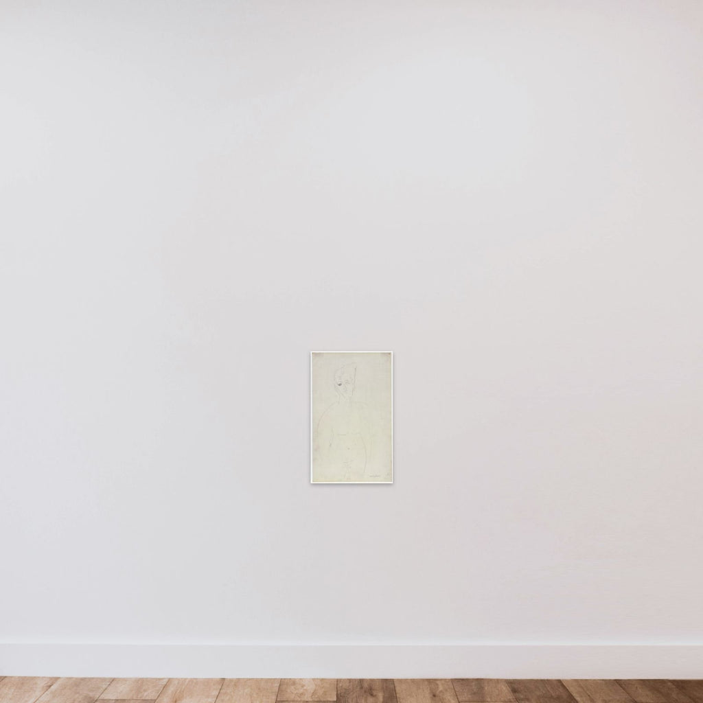 Torso of a Nude Woman unframed — shown to scale