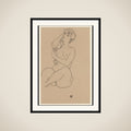Nude framed