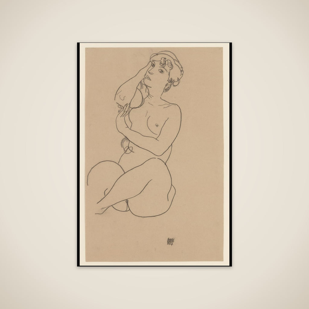 Nude unframed print