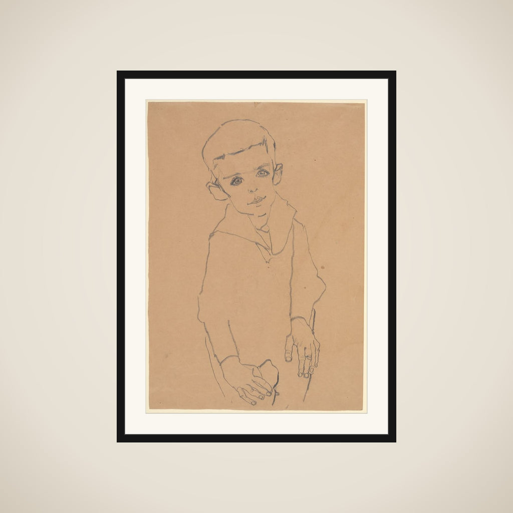 Portrait of Herbert Rainer framed