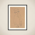 Portrait of Herbert Rainer framed