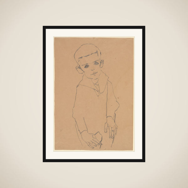 Portrait of Herbert Rainer framed