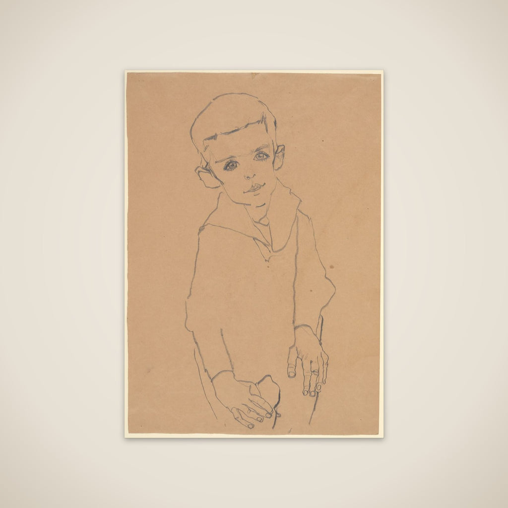 Portrait of Herbert Rainer unframed print