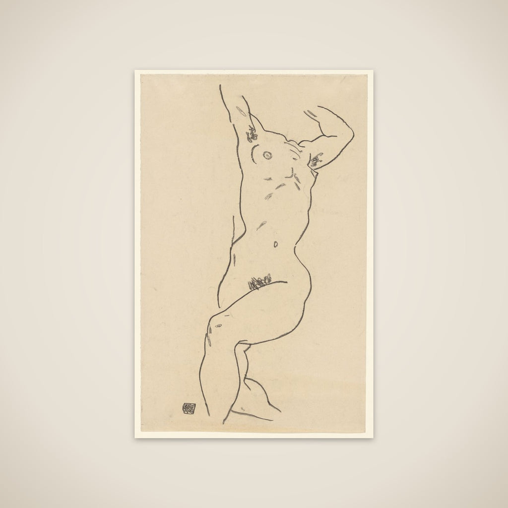 Torso of a Nude unframed print