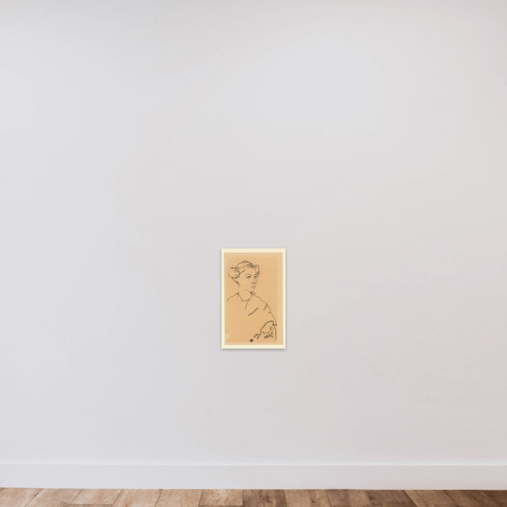 Lilly Steiner unframed — shown to scale