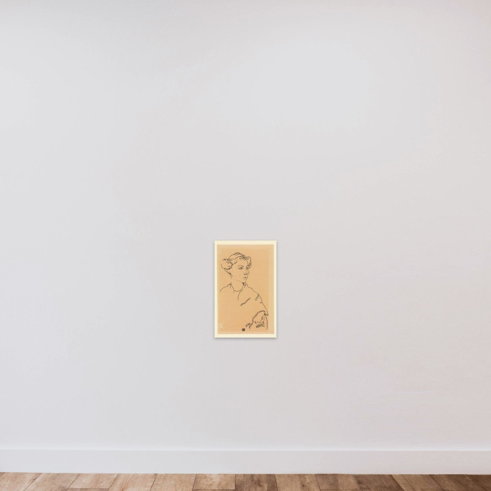 Lilly Steiner unframed — shown to scale