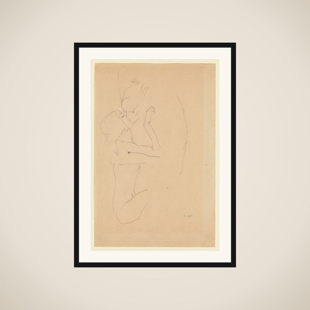 The Kiss framed