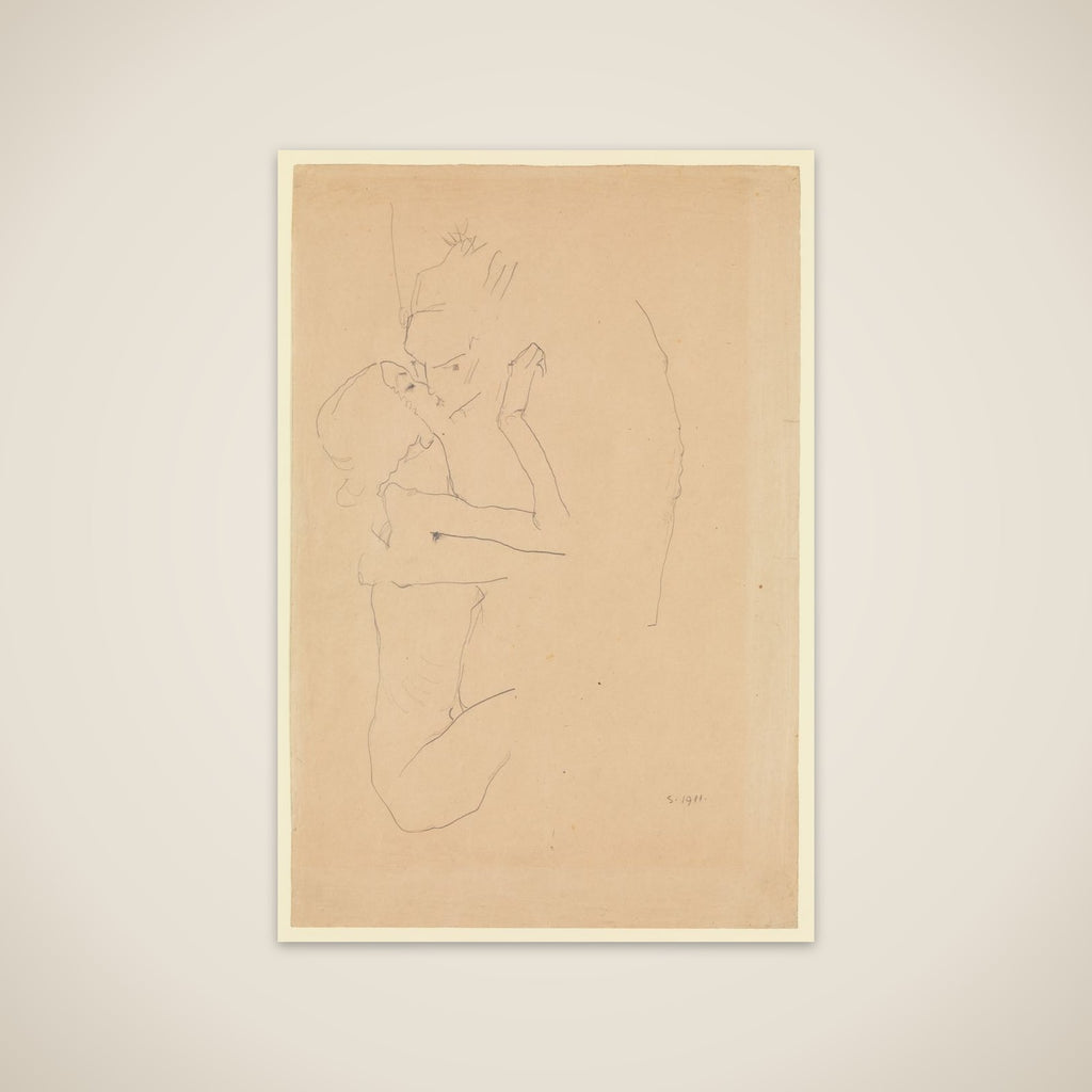 The Kiss unframed print