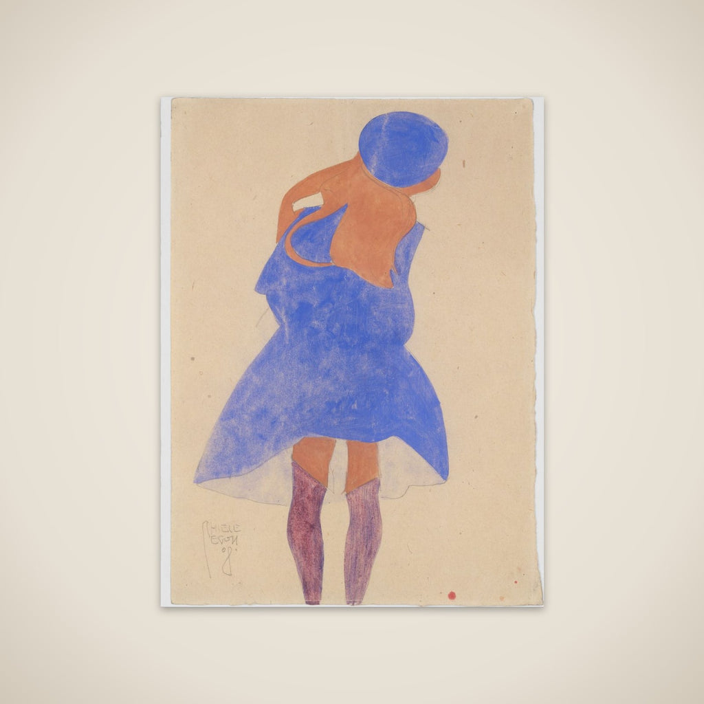 Standing Girl, Back View unframed print