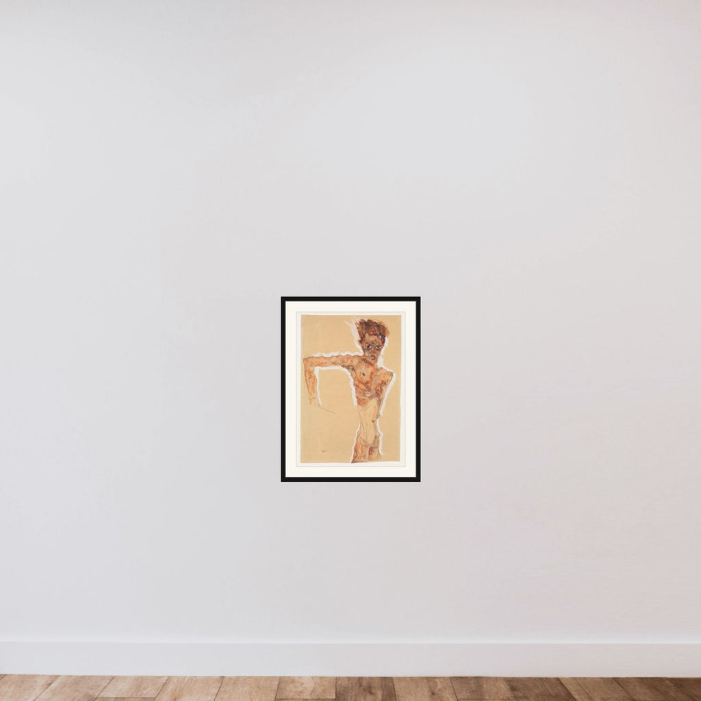Self-Portrait framed — shown to scale
