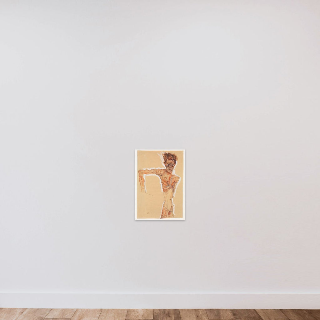 Self-Portrait unframed — shown to scale