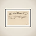 Landscape with Houses framed