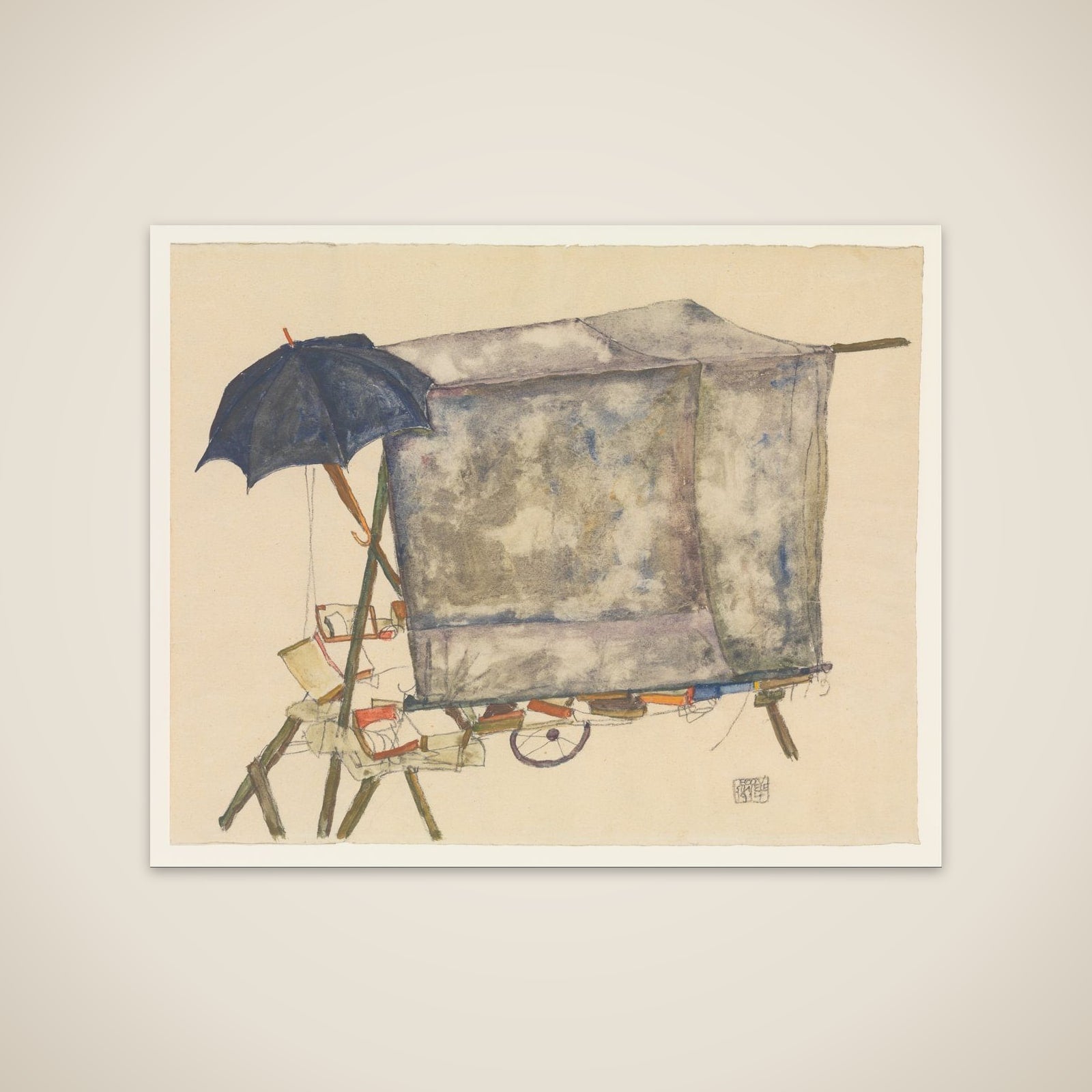 Street Cart unframed print