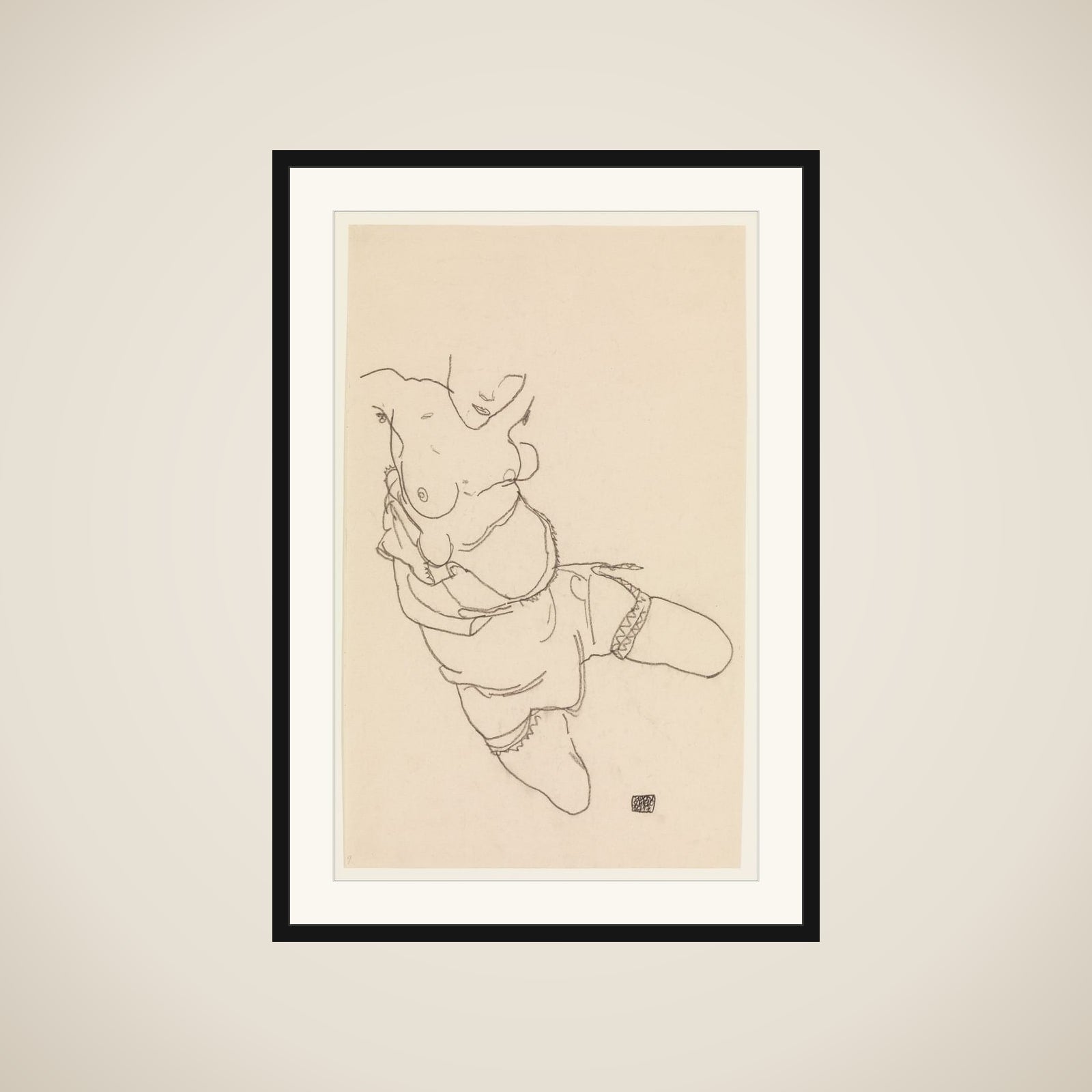 Semi-Dressed Model framed