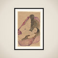 Two Reclining Nudes framed