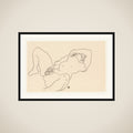 Reclining Nude framed