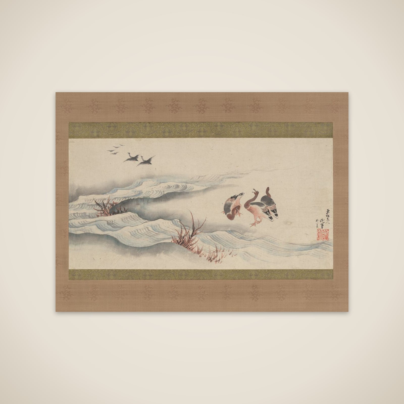Wild Geese and Water unframed print
