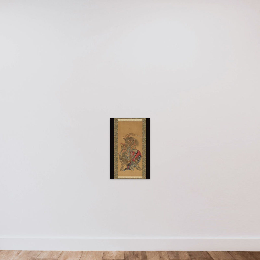 Shōki, the Demon Queller unframed — shown to scale