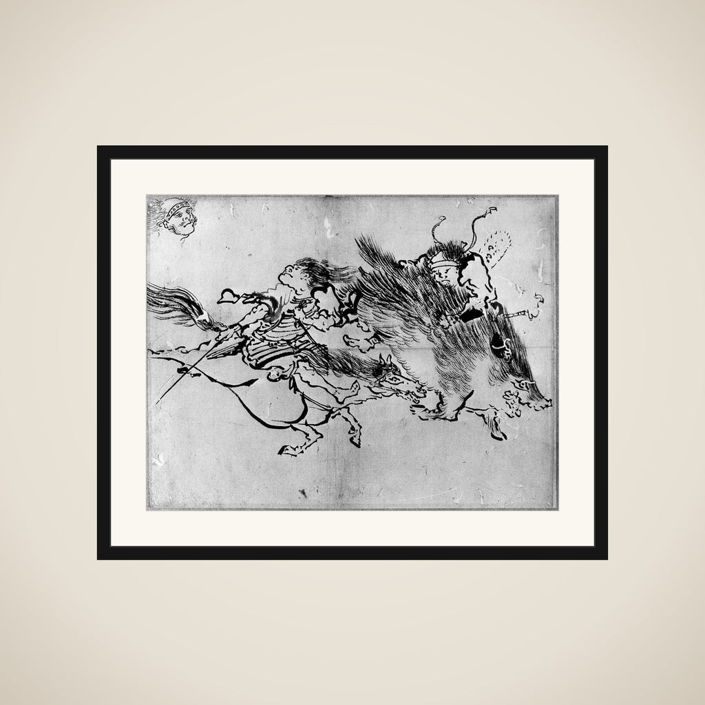 Two Figures framed