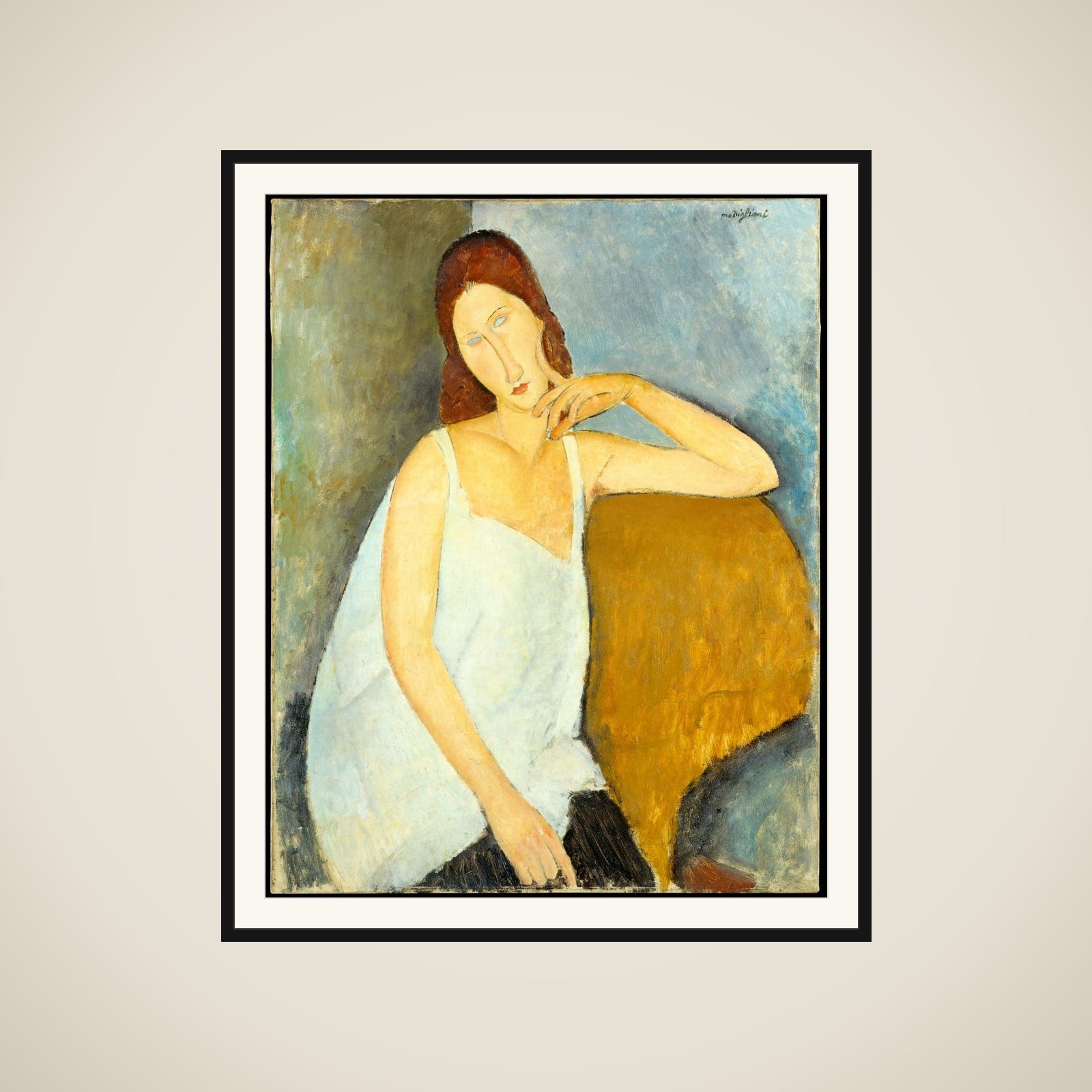 Jeanne Hébuterne framed