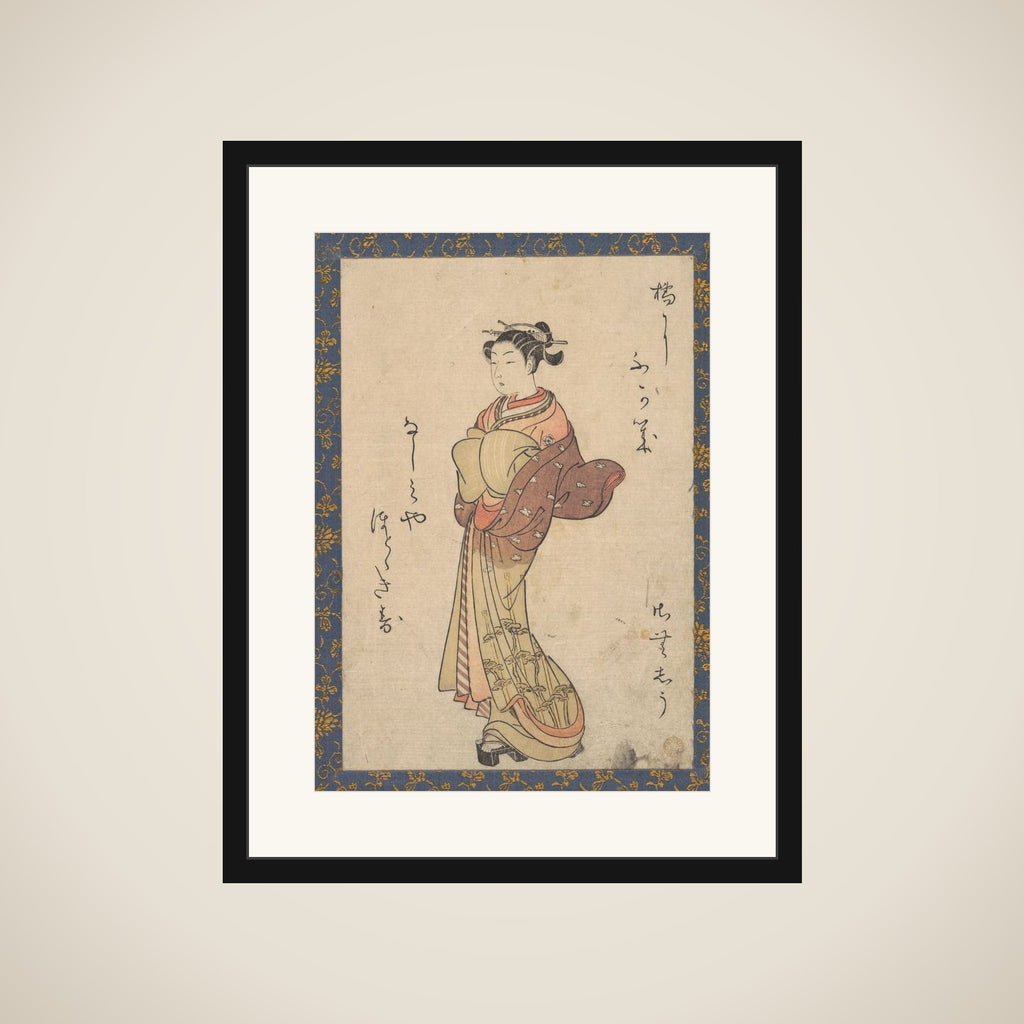 The Courtesans, from the series, "Seiro Bijin Awase Carver End Shigoro" (sic) framed