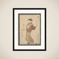 The Courtesans, from the series, "Seiro Bijin Awase Carver End Shigoro" (sic) framed
