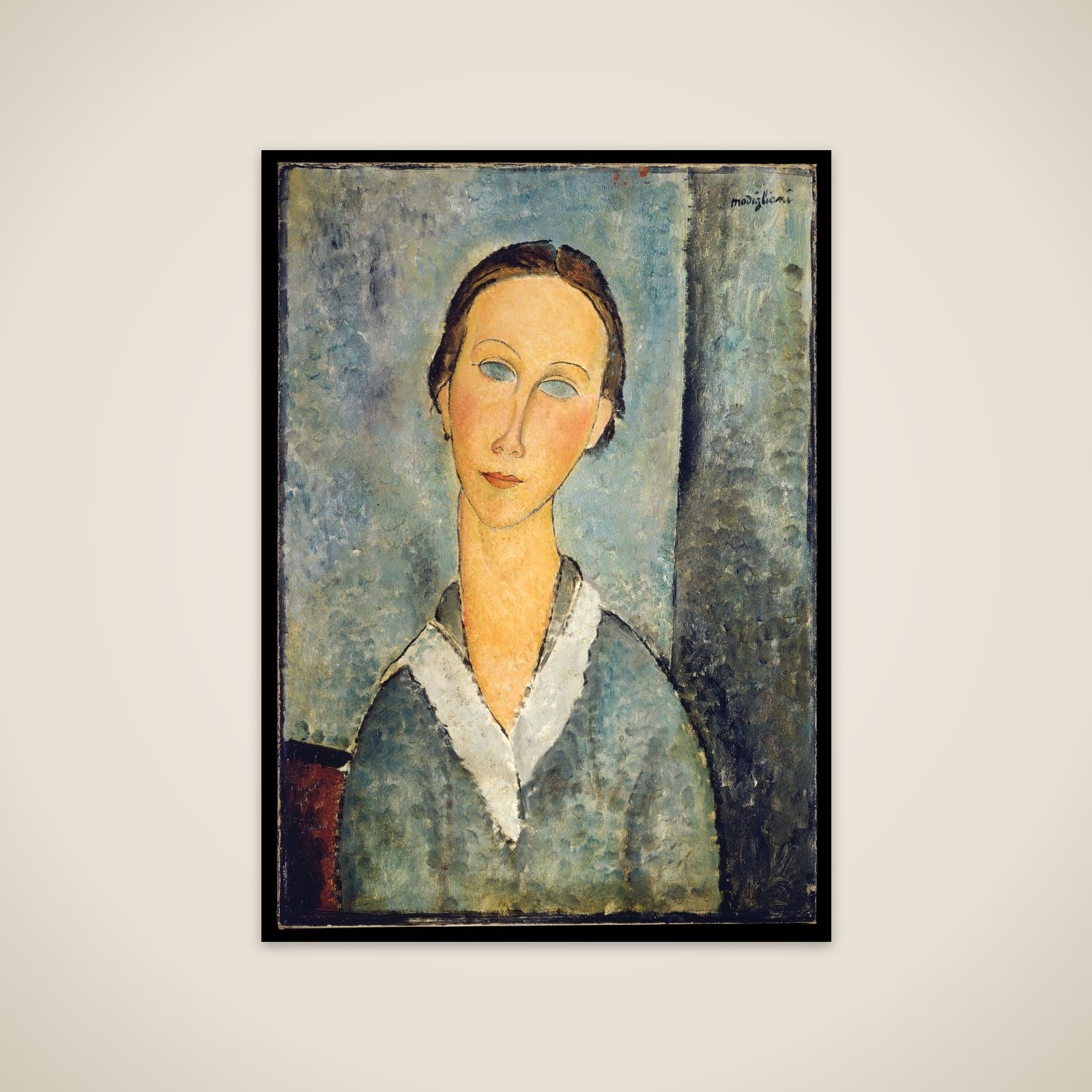 Girl in a Sailor's Blouse unframed print
