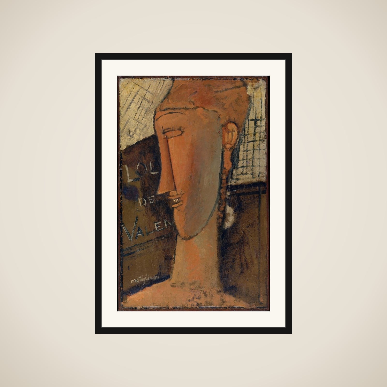 Lola de Valence framed