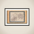 Picture Book in the Katsushika Style (Ehon Katsushika-buri) framed