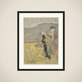 The Bush Clover (Hagi) framed