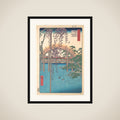 In the Kameido Tenjin Shrine Compound framed